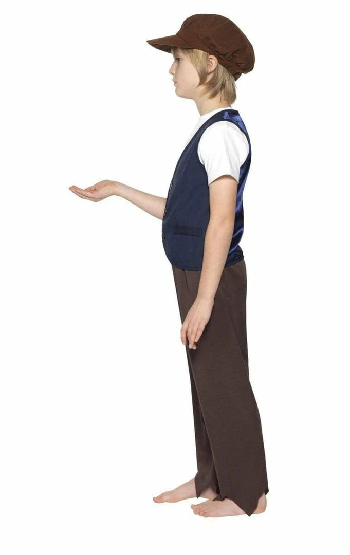Smiffys All Boys Costumes Child Victorian Poor Peasant Boy Costume