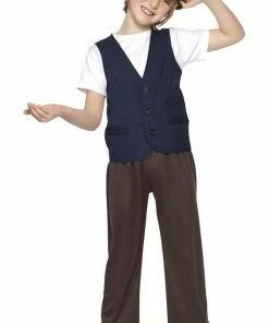 Smiffys All Boys Costumes Child Victorian Poor Peasant Boy Costume