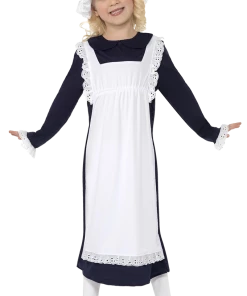 Smiffys Child Victorian Poor Girl Maid Costume All Girls Costumes