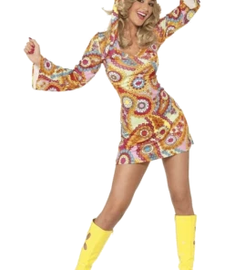 Smiffys Adult 60s Hippie Costume