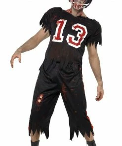 Smiffys All Mens Costumes High School Zombie Footballer Costume