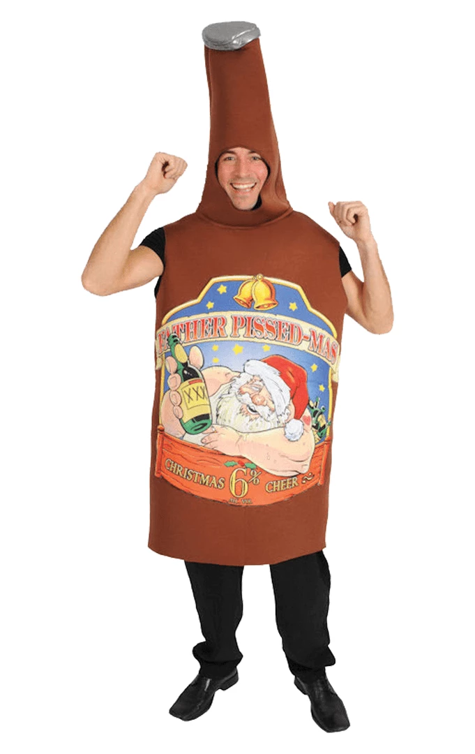 Orion Costumes Father Pissed-Mas Beer Bottle Costume
