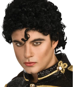 Rubies Adult Curly Michael Jackson Wig All Mens Costumes