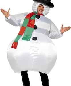 Smiffys All Mens Costumes Adult Inflatable Snowman Costume