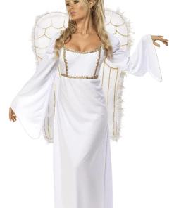 Smiffys Adult Angel Costume With Wings All Womens Costumes