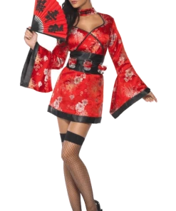 Smiffys All Womens Costumes Adult Fever Vodka Geisha Costume
