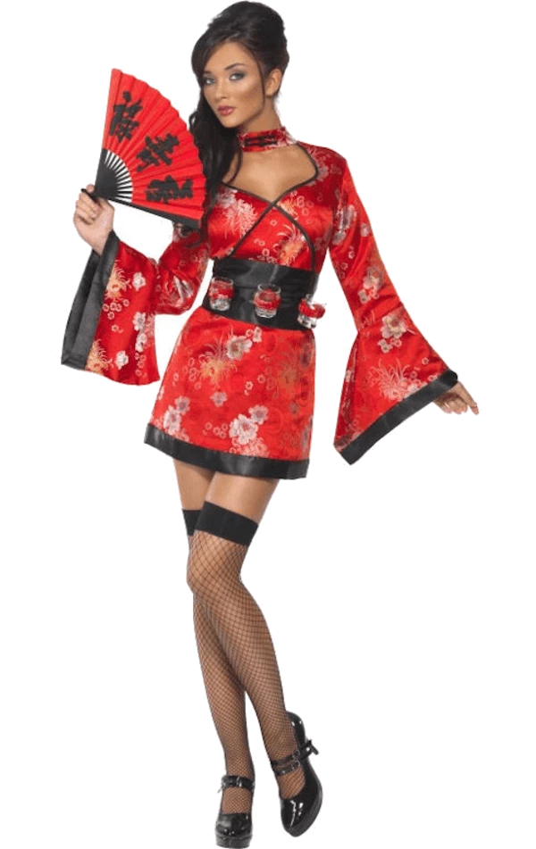 Smiffys All Womens Costumes Adult Fever Vodka Geisha Costume