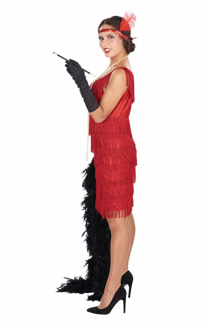 Orion Costumes Adult 20s Red Flapper Costume
