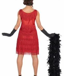 Orion Costumes Adult 20s Red Flapper Costume