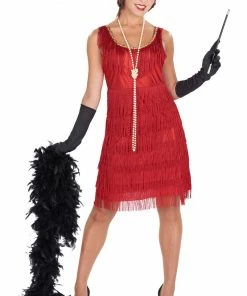 Orion Costumes Adult 20s Red Flapper Costume