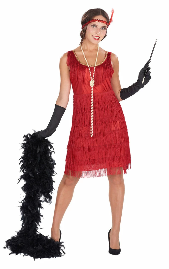 Orion Costumes Adult 20s Red Flapper Costume