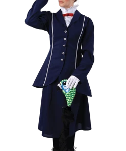 Orion Costumes Magical Nanny Costume (And Parrot Head Umbrella Cover)