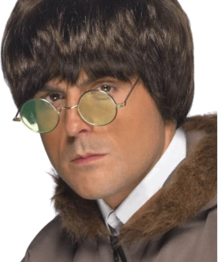 Smiffys Brown Britpop Wig Adults