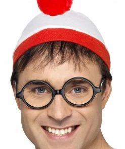 Smiffys 1980s Where's Wally Hat & Glasses