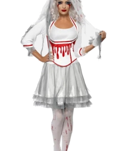 Smiffys Blood Drip Bride Halloween Costume All Womens Costumes