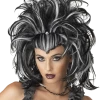 Palmer Accessories Black And White Evil Sorceress Wig