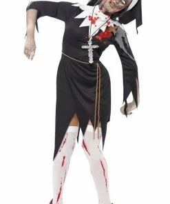 Smiffys Zombie Nun Costume All Womens Costumes