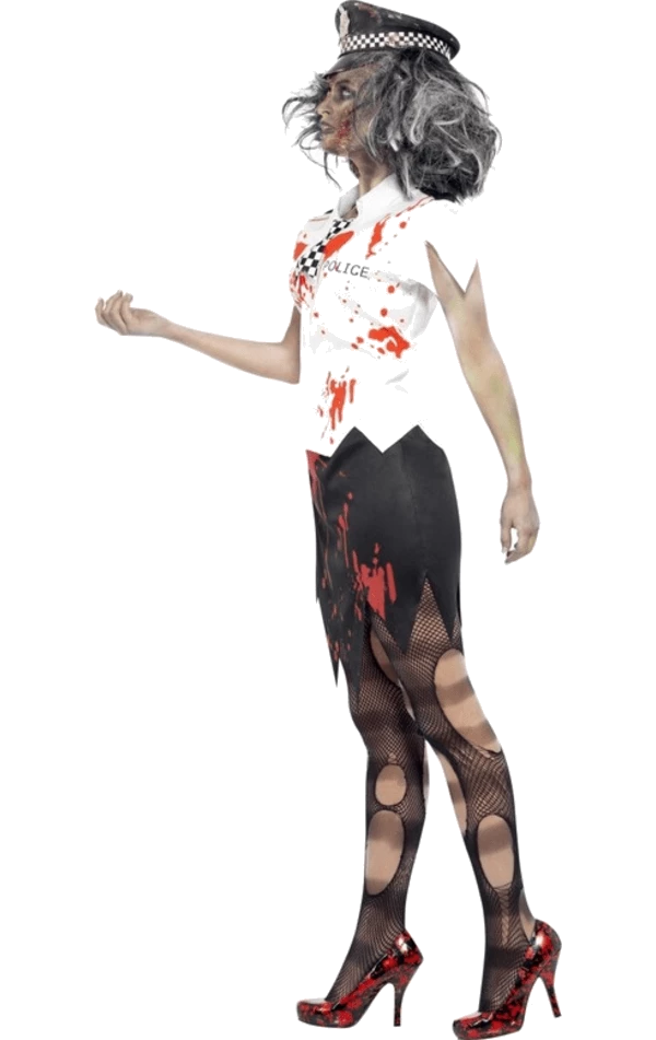 Smiffys Zombie Policewoman Costume