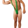 Orion Costumes Adult Neon Green Borat Mankini