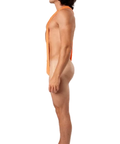 Orion Costumes All Mens Costumes Borat Mankini Thong Swimsuit (Luminous Orange)