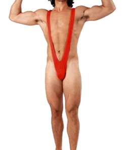 Orion Costumes Borat Mankini Thong Swimsuit (Bright Red) All Mens Costumes