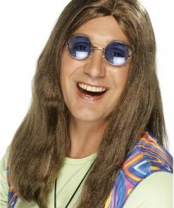 Smiffys 1960s Brown 60s Hippie Wig