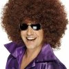 Smiffys Big Afro Wig (Brown)