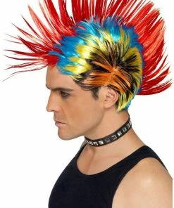 Smiffys 80s Mohawk Wig All Mens Costumes