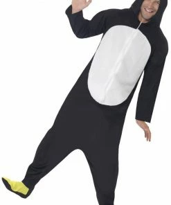 Smiffys All Mens Costumes Penguin Onesie Costume