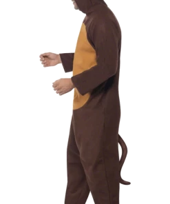 Smiffys Monkey Onesie Costume Adults