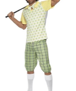 Smiffys Adults Male Golf Costume
