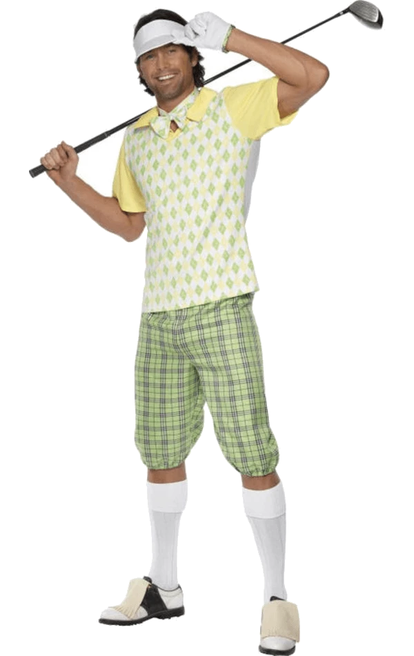 Smiffys Adults Male Golf Costume