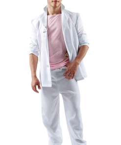Orion Costumes All Mens Costumes Adult Florida Detective (Pink And White) Costume