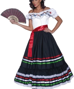 Smiffys Traditional Mexican Woman Costume