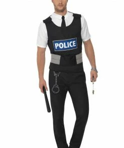 Smiffys Policeman Instant Kit All Mens Costumes