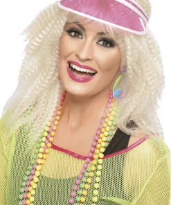 Smiffys Pink Poker Visor Hat Accessory All Womens Costumes