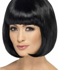 Smiffys Long Bob Wig (Black)