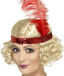 Smiffys Adults Blonde Flapper Wig With Headband