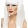 Smiffys Long White Wig Adults
