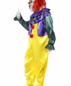 Smiffys Creepy Clown Costume All Mens Costumes