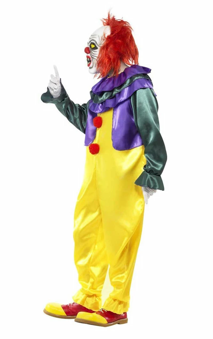 Smiffys Creepy Clown Costume All Mens Costumes