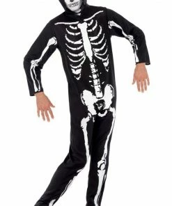 Smiffys All Mens Costumes Skeleton Onesie