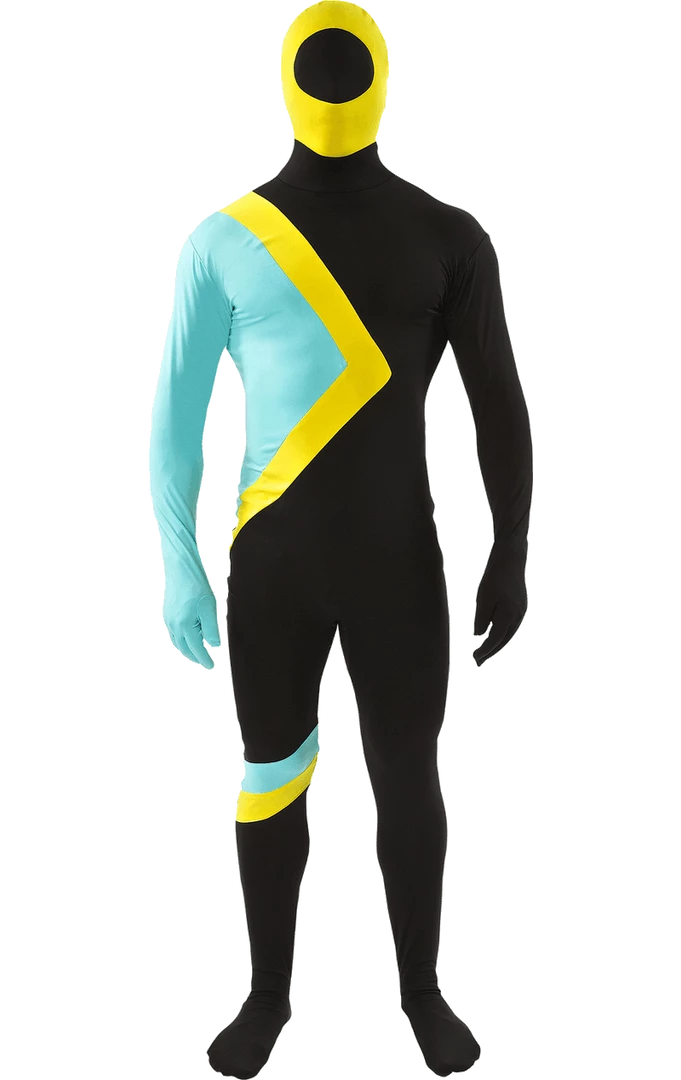 Orion Costumes Adult Jamaican Bobsleigh Skinsuit