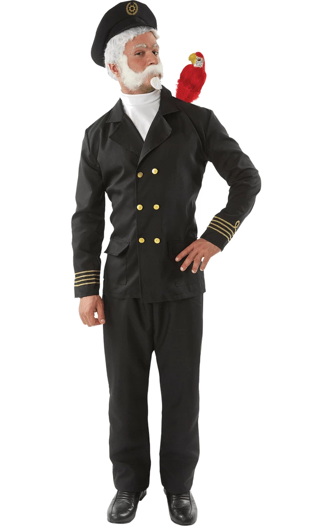 Orion Costumes Captain Birdseye Fancy Dress Costume All Mens Costumes