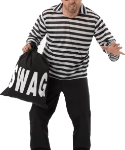 Orion Costumes Adult Burglar Bill Robber Costume All Mens Costumes