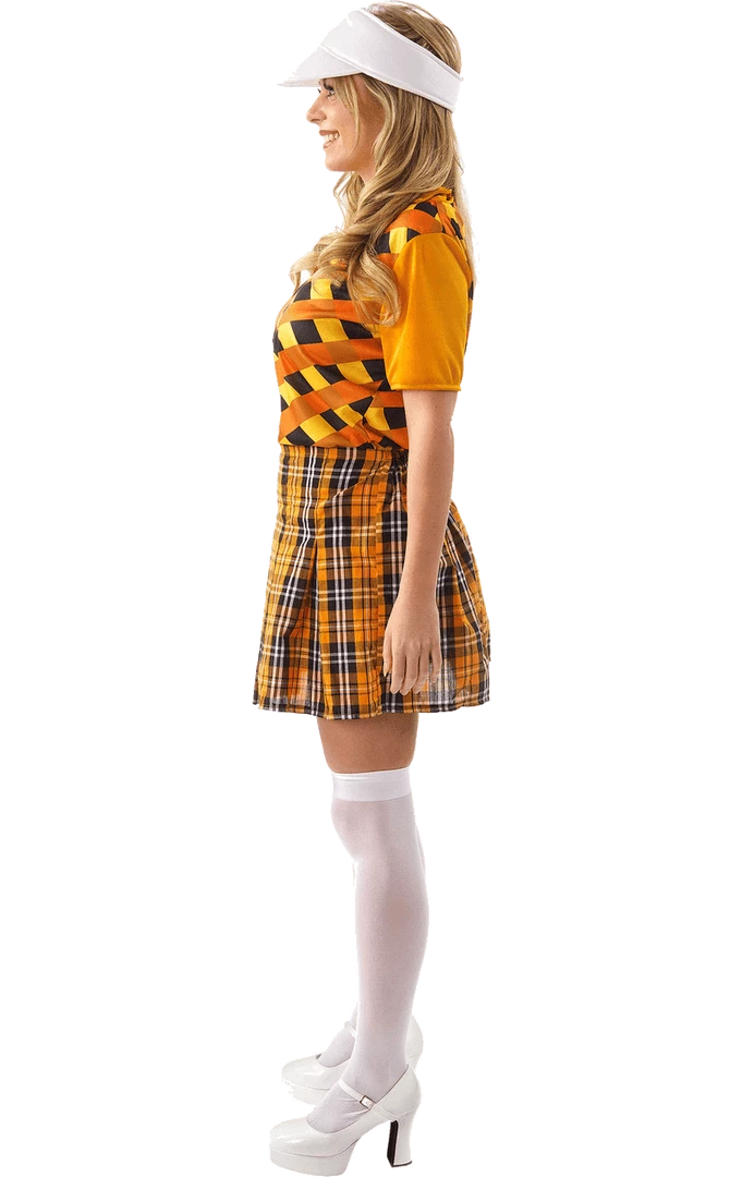 Orion Costumes Female Golfer Costume (Orange & Black)