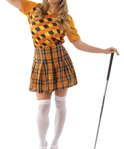 Orion Costumes Female Golfer Costume (Orange & Black)