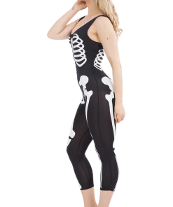 Orion Costumes All Womens Costumes Skeleton Jumpsuit (Black)