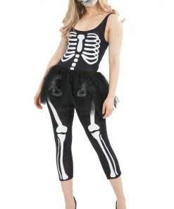 Orion Costumes All Womens Costumes Skeleton Jumpsuit (Black)