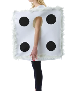 Orion Costumes Adult Fluffy Dice Fancy Dress Costume All Mens Costumes